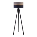 Duolla - Lampadaire DUO 1xE27/60W/230V d. 44 cm gris/bleu/wenge