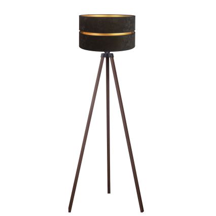 Duolla - Lampadaire DUO 1xE27/60W/230V d. 44 cm noir/marron