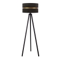 Duolla - Lampadaire DUO 1xE27/60W/230V d. 44 cm noir/wenge