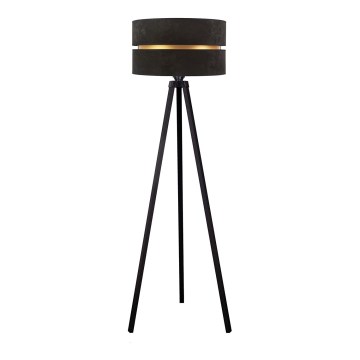 Duolla - Lampadaire DUO 1xE27/60W/230V d. 44 cm noir/wenge