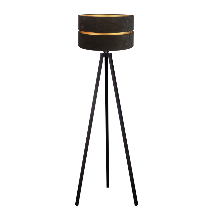 Duolla - Lampadaire DUO 1xE27/60W/230V d. 44 cm noir/wenge