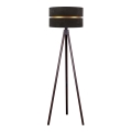 Duolla - Lampadaire DUO 1xE27/60W/230V d. 44 cm noir/wenge