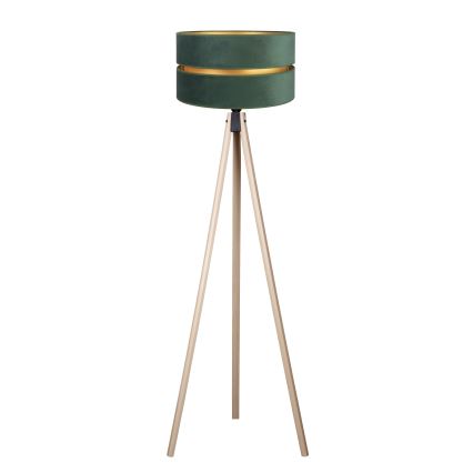 Duolla - Lampadaire DUO 1xE27/60W/230V d. 44 cm vert/beige
