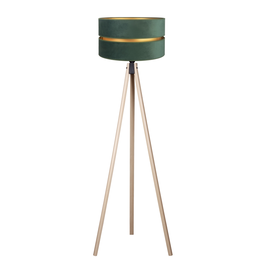 Duolla - Lampadaire DUO 1xE27/60W/230V d. 44 cm vert/beige
