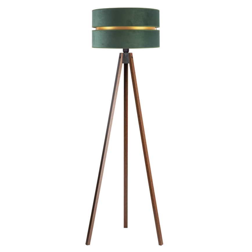 Duolla - Lampadaire DUO 1xE27/60W/230V d. 44 cm vert/wenge