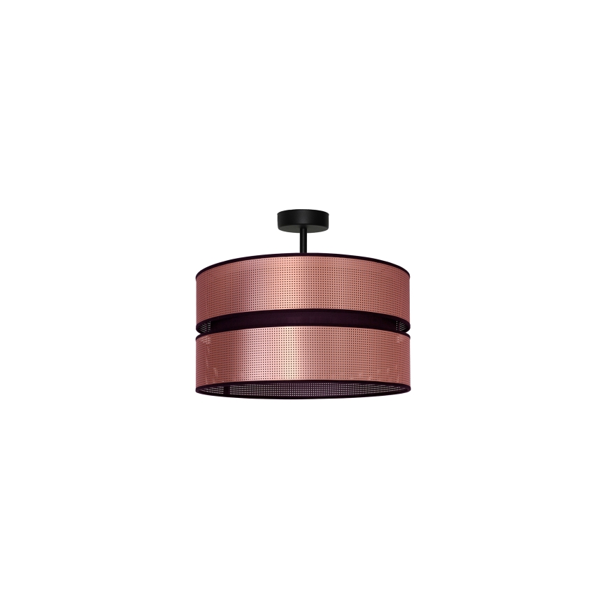 Duolla - Lampadario a plafone COPPER SHINY 1xE27/15W/230V diametro 40 cm rame/nero
