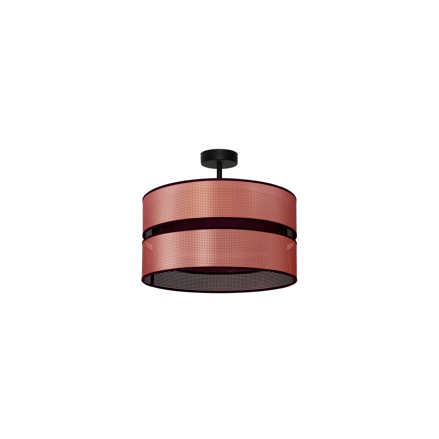 Duolla - Lampadario a plafone COPPER SHINY 1xE27/15W/230V diametro 40 cm rame/nero