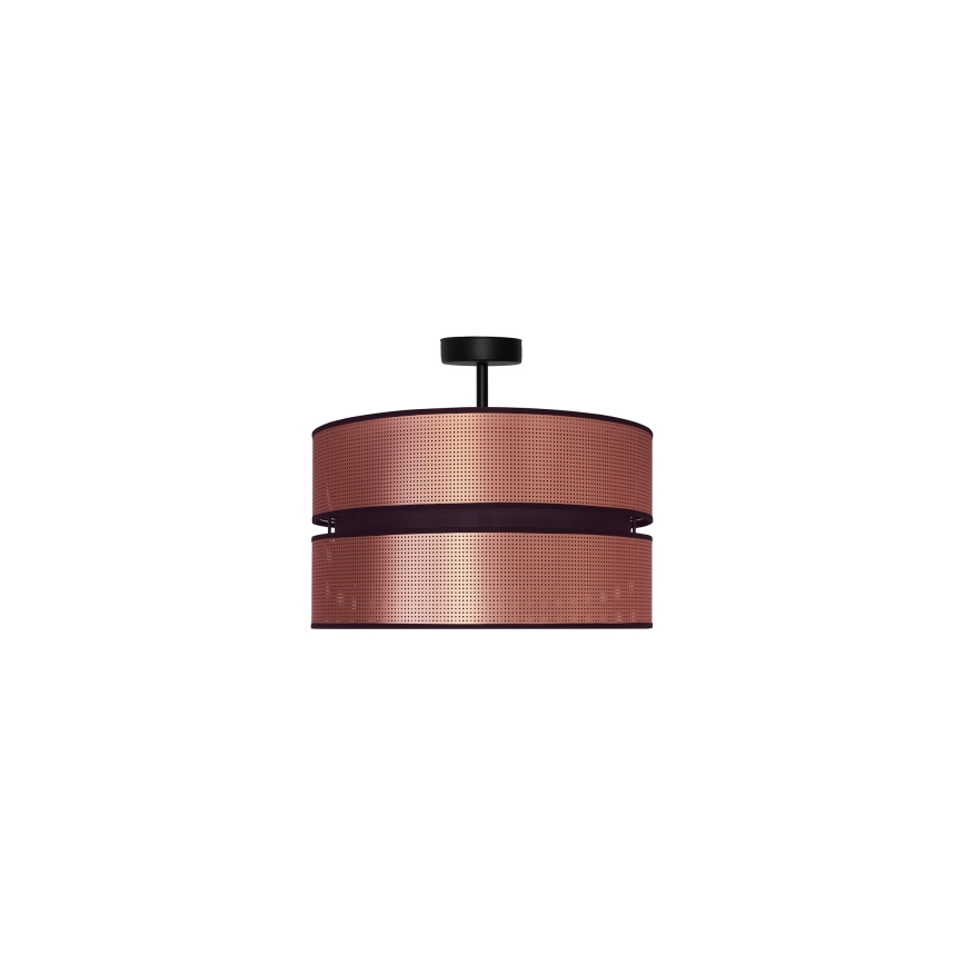Duolla - Lampadario a plafone COPPER SHINY 1xE27/15W/230V diametro 40 cm rame/nero