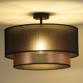 Duolla - Lampadario a plafone COPPER SHINY 1xE27/15W/230V diametro 45 cm marrone/rame