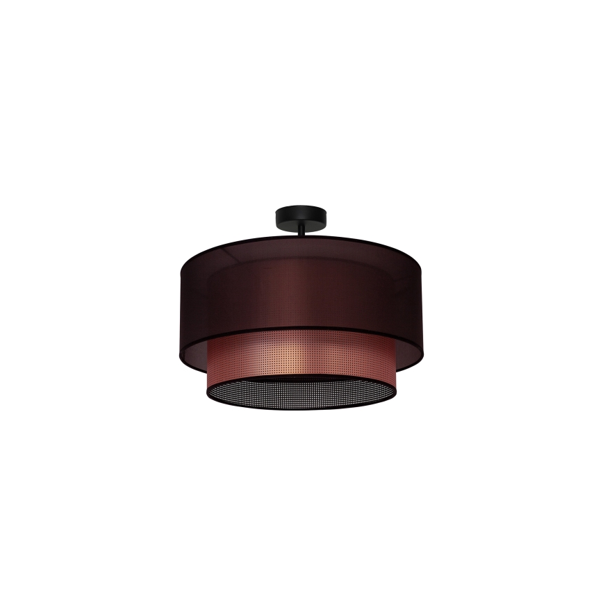 Duolla - Lampadario a plafone COPPER SHINY 1xE27/15W/230V diametro 45 cm marrone/rame