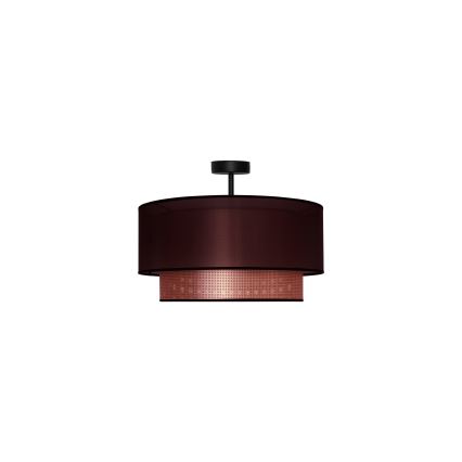 Duolla - Lampadario a plafone COPPER SHINY 1xE27/15W/230V diametro 45 cm marrone/rame