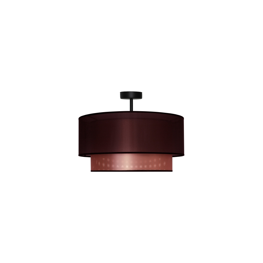 Duolla - Lampadario a plafone COPPER SHINY 1xE27/15W/230V diametro 45 cm marrone/rame