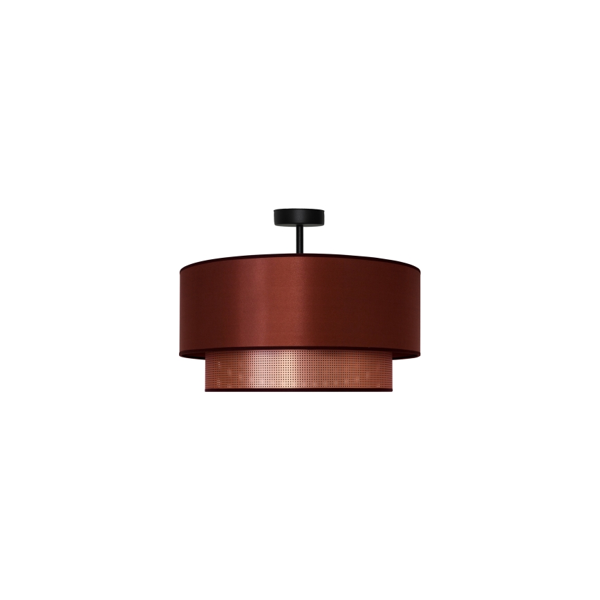 Duolla - Lampadario a plafone COPPER SHINY 1xE27/15W/230V diametro 45 cm rame