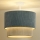 Duolla - Lampadario a plafone CORDUROY 1xE27/15W/230V diametro 40 cm blu/beige