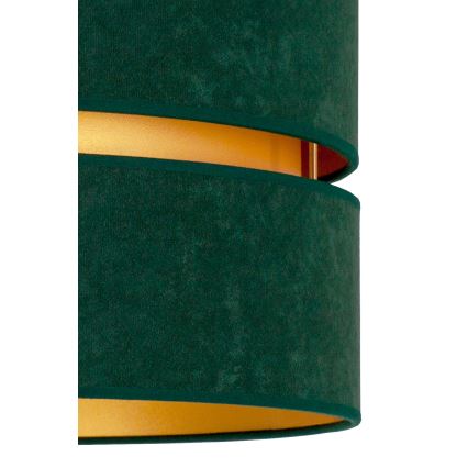 Duolla - Lampadario a plafone DUO 1xE27/15W/230V diametro 40 cm verde/oro