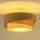 Duolla - Lampadario a plafone KOBO 1xE27/15W/230V diametro 45 cm beige/oro/color crema