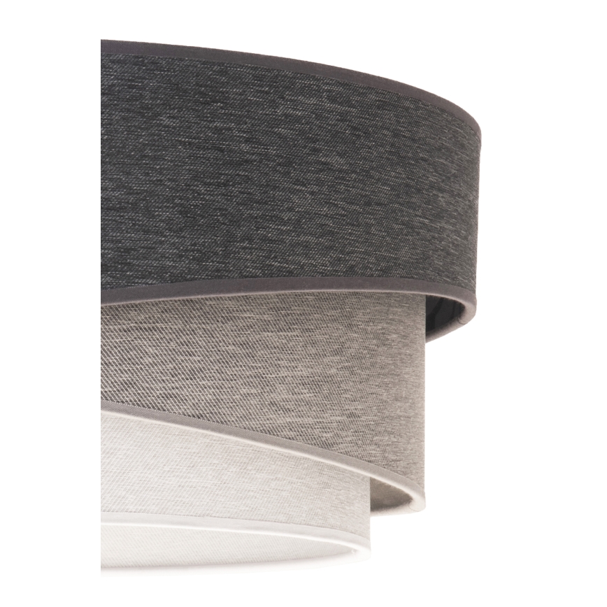 Duolla - Lampadario a plafone KOBO 1xE27/15W/230V diametro 45 cm grigio/bianco