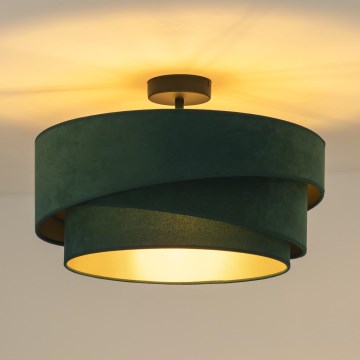 Duolla - Lampadario a plafone KOBO 1xE27/15W/230V diametro 45 cm verde
