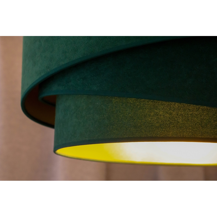 Duolla - Lampadario a plafone KOBO 1xE27/15W/230V diametro 45 cm verde