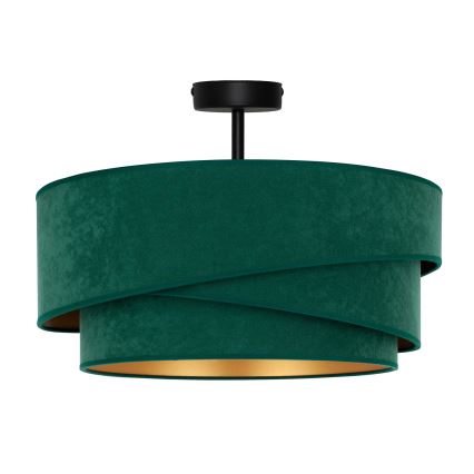 Duolla - Lampadario a plafone KOBO 1xE27/15W/230V diametro 45 cm verde