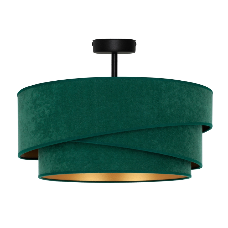 Duolla - Lampadario a plafone KOBO 1xE27/15W/230V diametro 45 cm verde