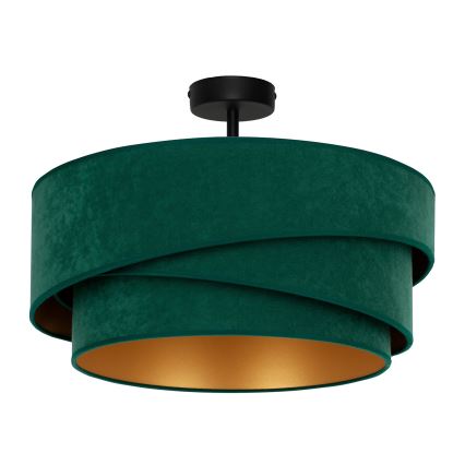 Duolla - Lampadario a plafone KOBO 1xE27/15W/230V diametro 45 cm verde