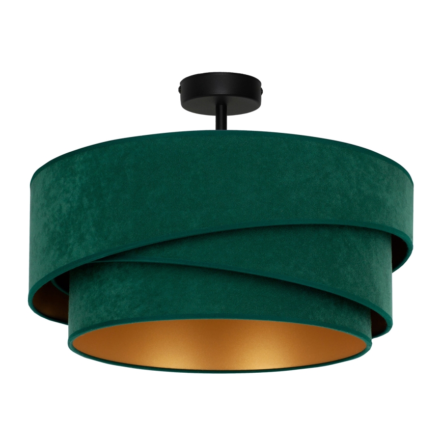 Duolla - Lampadario a plafone KOBO 1xE27/15W/230V diametro 45 cm verde