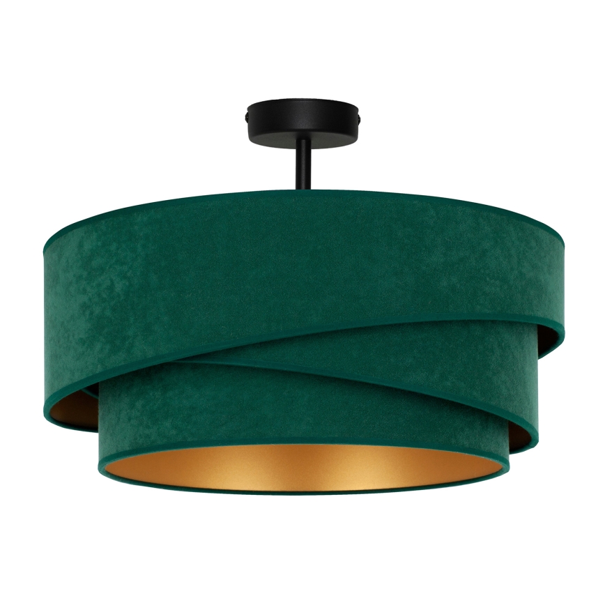 Duolla - Lampadario a plafone KOBO 1xE27/15W/230V diametro 45 cm verde