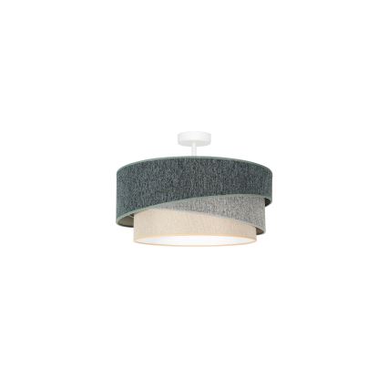 Duolla - Lampadario a plafone KOBO ECO RECYCLING 1xE27/15W/230V diametro 45 cm verde/grigio/color crema