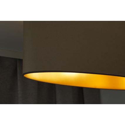 Duolla - Lampadario a plafone OVAL VEGAN 2xE27/15W/230V beige