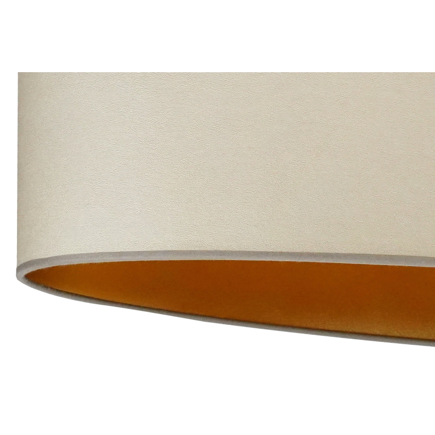 Duolla - Lampadario a plafone OVAL VEGAN 2xE27/15W/230V beige