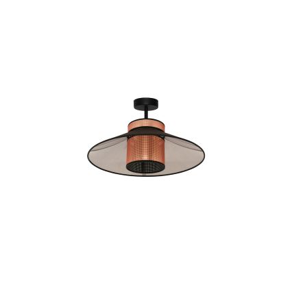 Duolla - Lampadario a plafone RIO SHINY 1xE27/15W/230V diametro 45 cm nero/rame