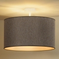 Duolla - Lampadario a plafone ROLLER ECO RECYCLING 1xE27/15W/230V diametro 45 cm marrone