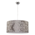 Duolla - Lampadario a sospensione con filo ALTO 1xE27/40W/230V diametro 45 cm argento