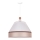 Duolla - Lampadario a sospensione con filo AVIGNON 1xE27/15W/230V diametro 60 cm bianco/beige
