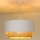 Duolla - Lampadario a sospensione con filo BOHO 1xE27/15W/230V diametro 45 cm bianco/marrone