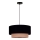 Duolla - Lampadario a sospensione con filo BOHO 1xE27/15W/230V diametro 45 cm nero/marrone