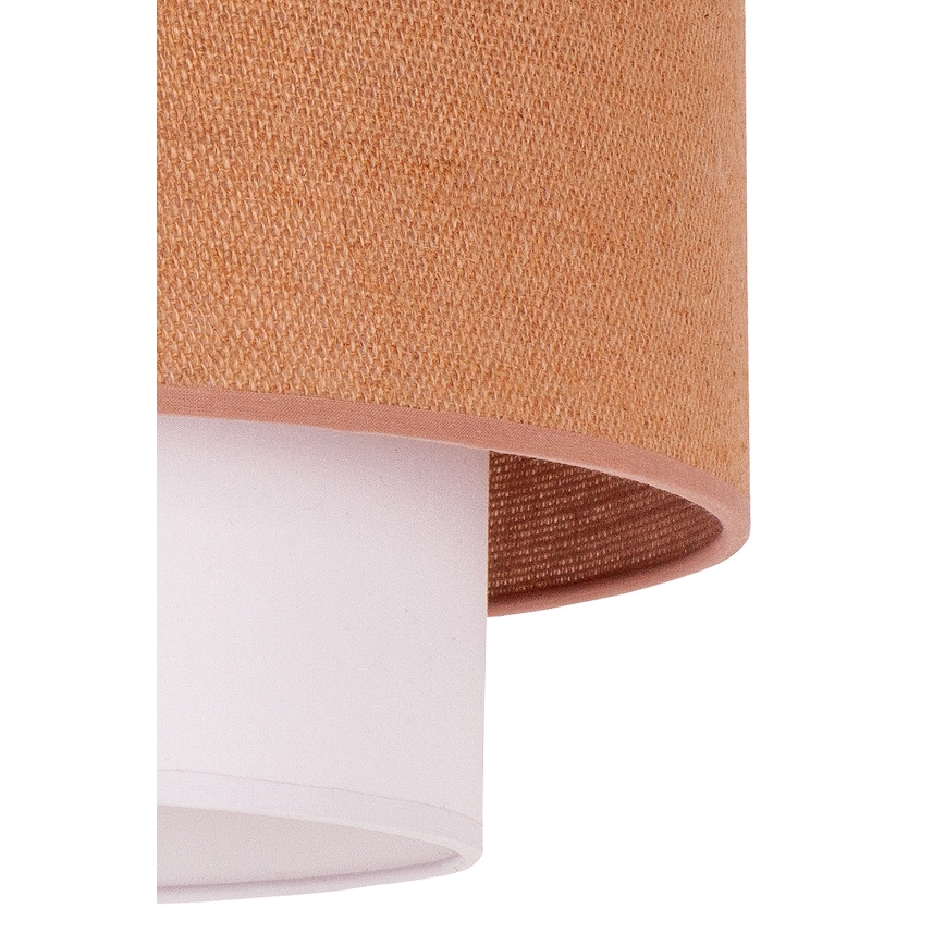 Duolla - Lampadario a sospensione con filo BOHO 1xE27/40W/230V diametro 45 cm beige/bianco
