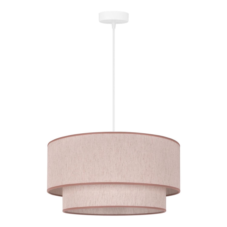 Duolla - Lampadario a sospensione con filo BOHO 1xE27/40W/230V diametro 45 cm beige