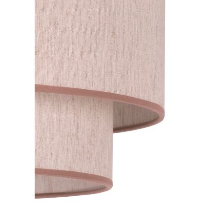 Duolla - Lampadario a sospensione con filo BOHO 1xE27/40W/230V diametro 45 cm beige