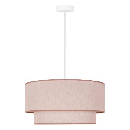 Duolla - Lampadario a sospensione con filo BOHO 1xE27/40W/230V diametro 45 cm beige