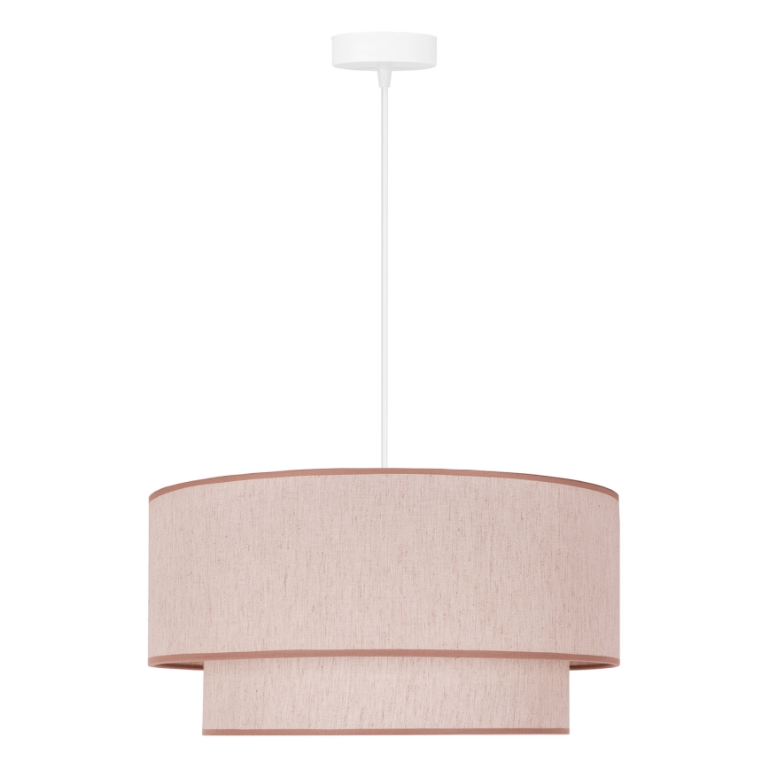 Duolla - Lampadario a sospensione con filo BOHO 1xE27/40W/230V diametro 45 cm beige