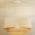 Duolla - Lampadario a sospensione con filo BOHO 1xE27/40W/230V diametro 45 cm color crema/marrone