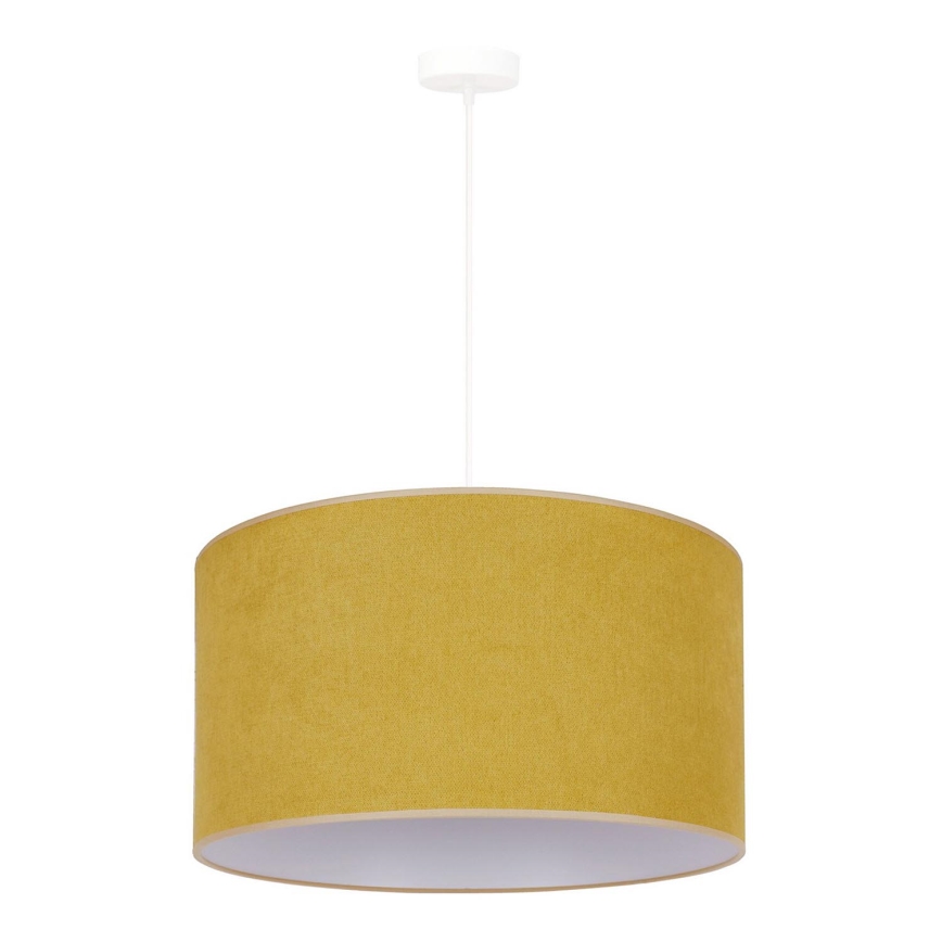 Duolla - Lampadario a sospensione con filo BRISTOL 1xE27/15W/230V diametro 45 cm giallo/bianco