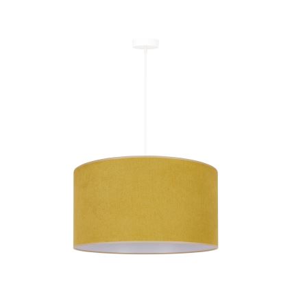 Duolla - Lampadario a sospensione con filo BRISTOL 1xE27/15W/230V diametro 45 cm giallo/bianco