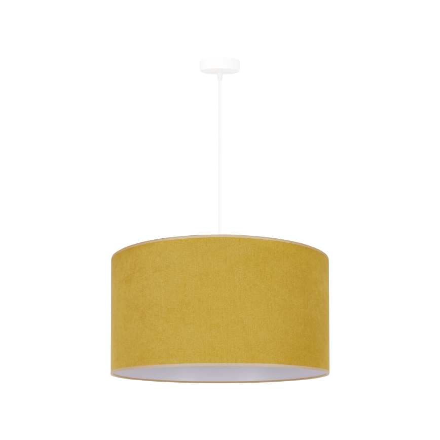 Duolla - Lampadario a sospensione con filo BRISTOL 1xE27/15W/230V diametro 45 cm giallo/bianco