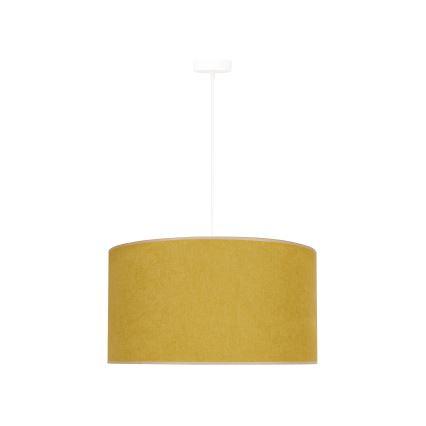 Duolla - Lampadario a sospensione con filo BRISTOL 1xE27/15W/230V diametro 45 cm giallo/bianco