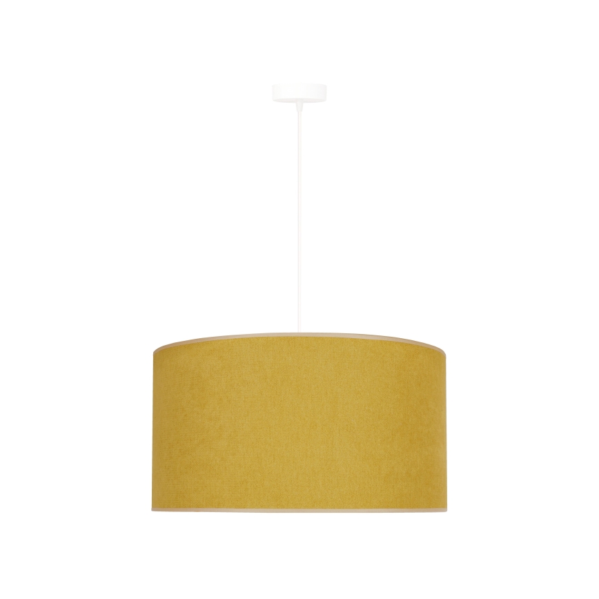 Duolla - Lampadario a sospensione con filo BRISTOL 1xE27/15W/230V diametro 45 cm giallo/bianco