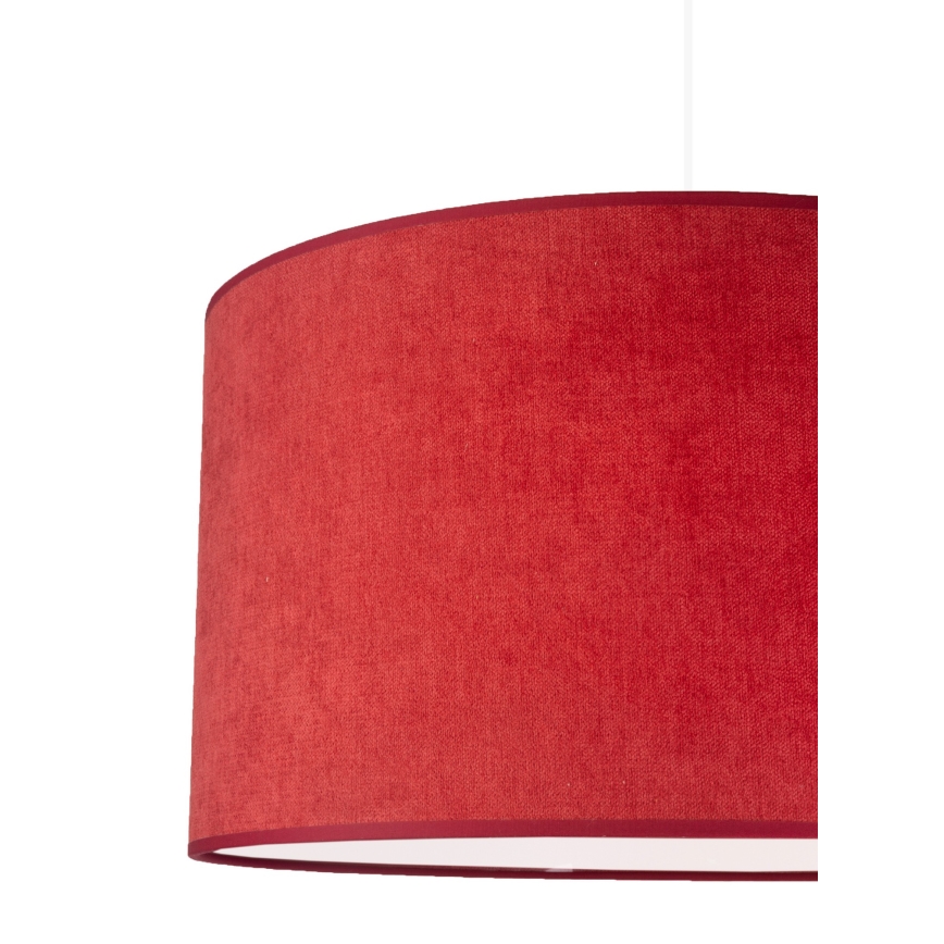 Duolla - Lampadario a sospensione con filo BRISTOL 1xE27/40W/230V diametro 45 cm rosso