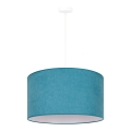 Duolla - Lampadario a sospensione con filo BRISTOL 1xE27/40W/230V diametro 45 cm turchese